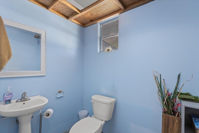 bathroom featuring toilet