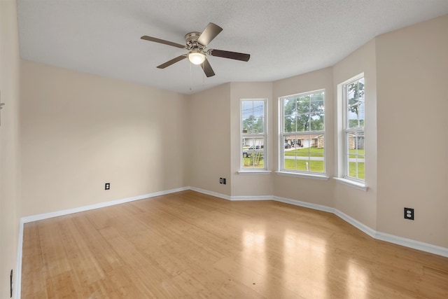 5609 Mossy Top Way, Tallahassee, FL 32303 - spare room with light wood-type flooring and ceiling fan