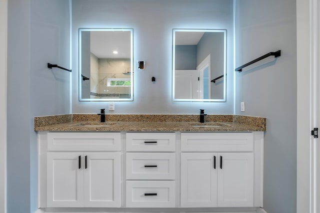 279 Ayers Ct, Tallahassee, FL 32305 - full bathroom with a shower and double vanity