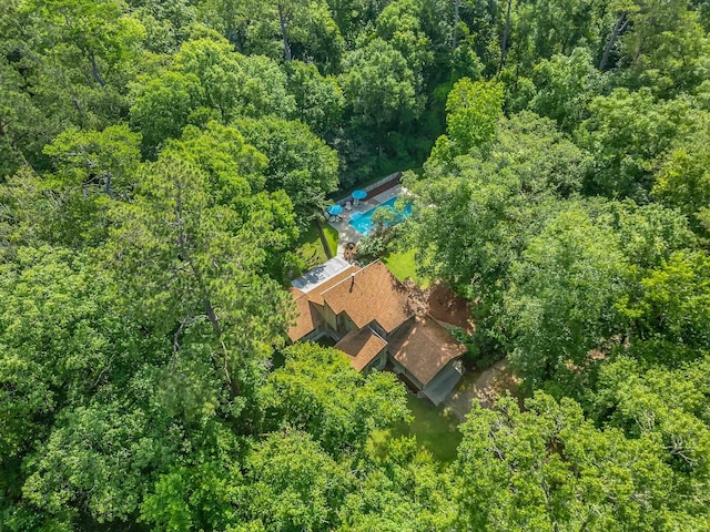 988 Timber Run, Havana, FL 32333 - view from above of property featuring a heavily wooded area