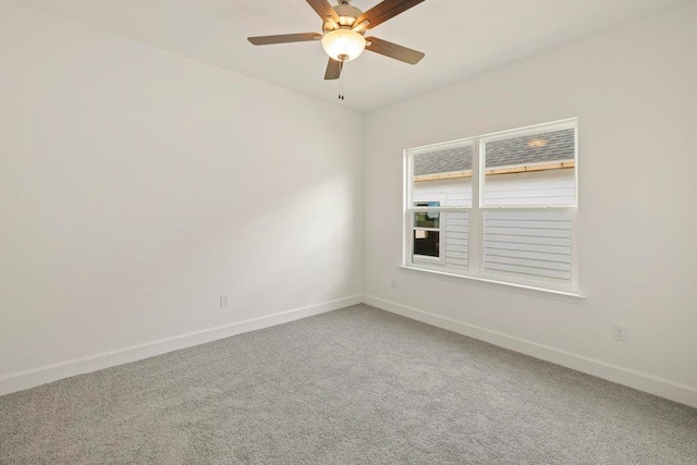 4468 River Breeze Ln, Tallahassee, FL 32303 - empty room with carpet, baseboards, and ceiling fan