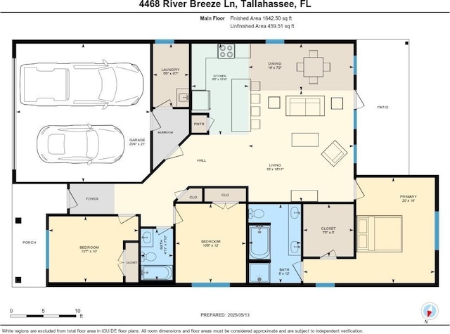 4468 River Breeze Ln, Tallahassee, FL 32303 - room layout