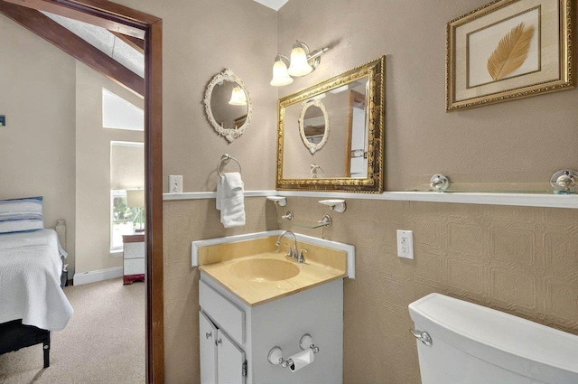 1195 Alligator Dr, Alligator Point, FL 32346 - bathroom with toilet and vanity