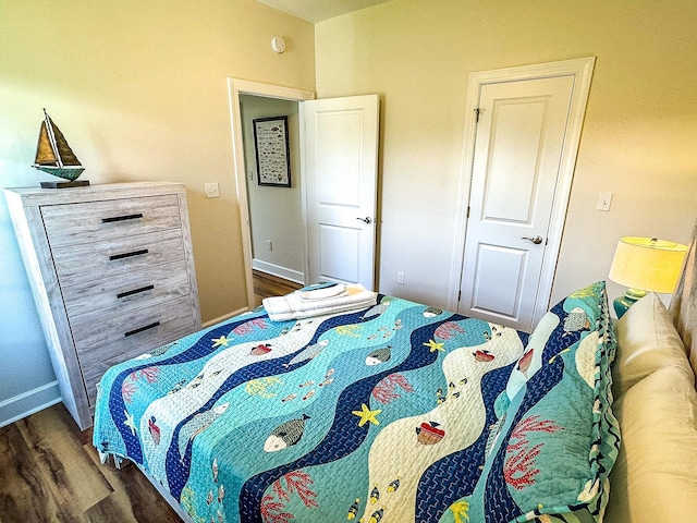 254 Ante Beppum Loop, Carrabelle, FL 32322 - bedroom with wood finished floors and baseboards