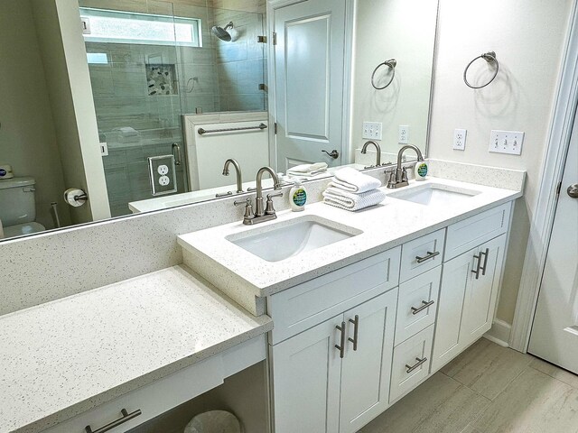 254 Ante Beppum Loop, Carrabelle, FL 32322 - bathroom with double vanity and a shower stall