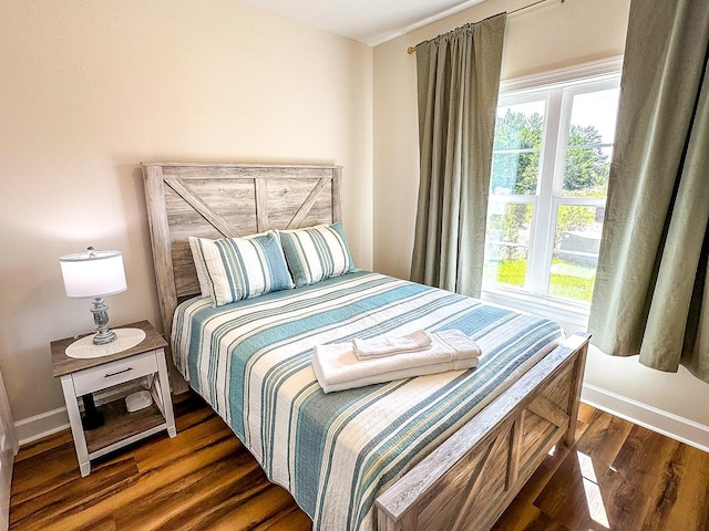 254 Ante Beppum Loop, Carrabelle, FL 32322 - bedroom with dark wood-type flooring and baseboards