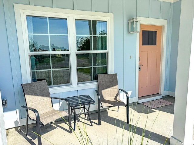 254 Ante Beppum Loop, Carrabelle, FL 32322 - view of exterior entry featuring board and batten siding