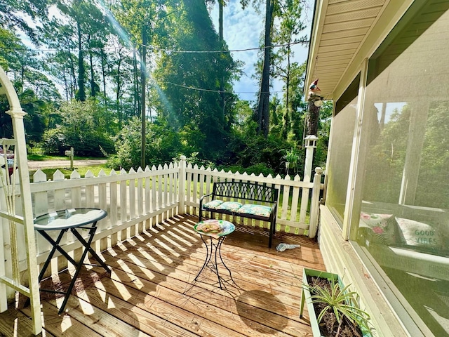 view of deck