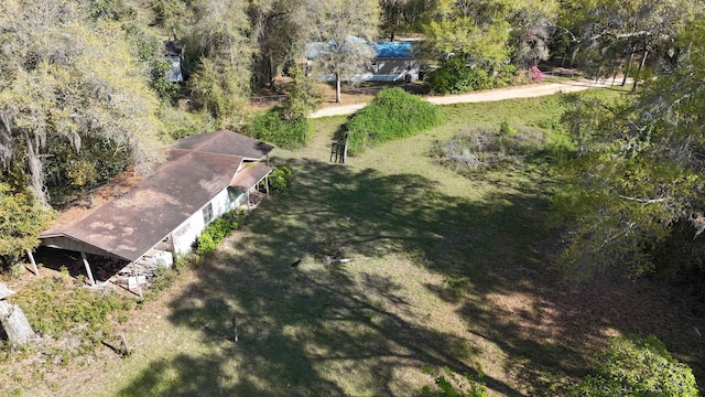 16872 Aqua Ln, Tallahassee, FL 32310 - aerial view with a wooded view