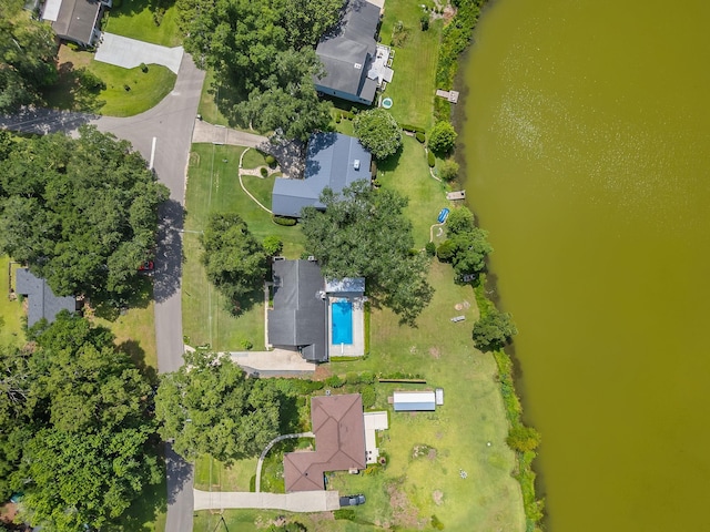 6509 Alan A Dale Trl, Tallahassee, FL 32309 - drone / aerial view of a nearby body of water and a pool