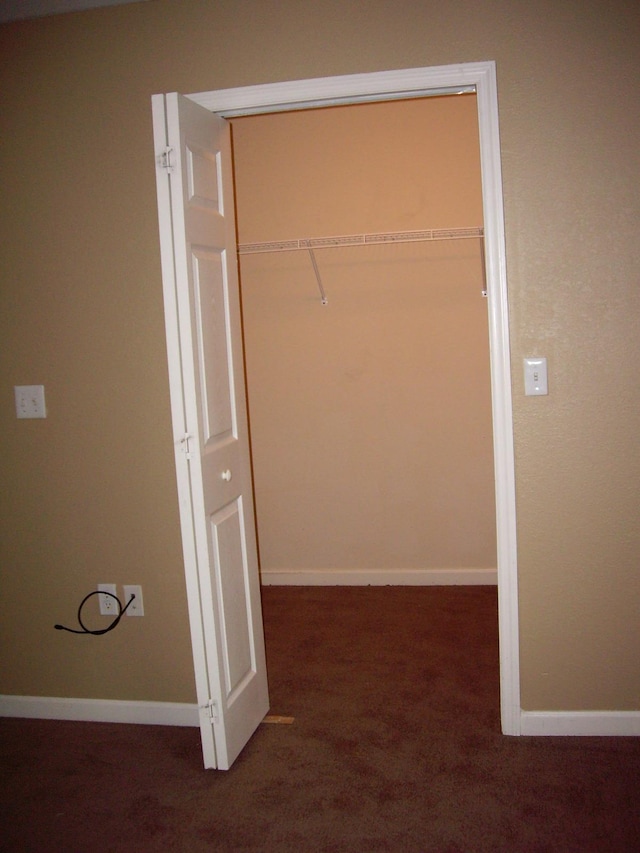 view of closet