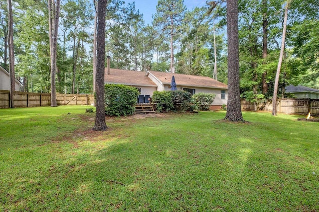 3412 Edgemont Trl, Tallahassee, FL 32312 - back of property featuring a fenced backyard and a deck