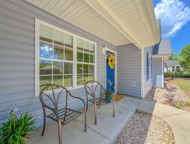 view of patio / terrace featuring covered porch