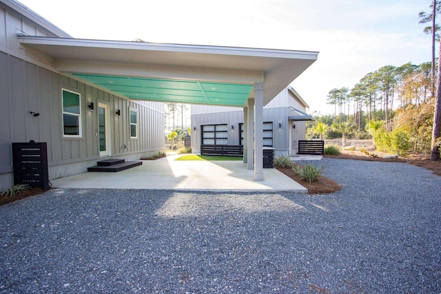 view of parking / parking lot featuring entry steps