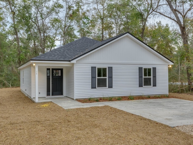 view of rear view of property