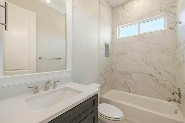 8451 Hickory Branch Trl, Tallahassee, FL 32312 - bathroom featuring vanity and washtub / shower combination