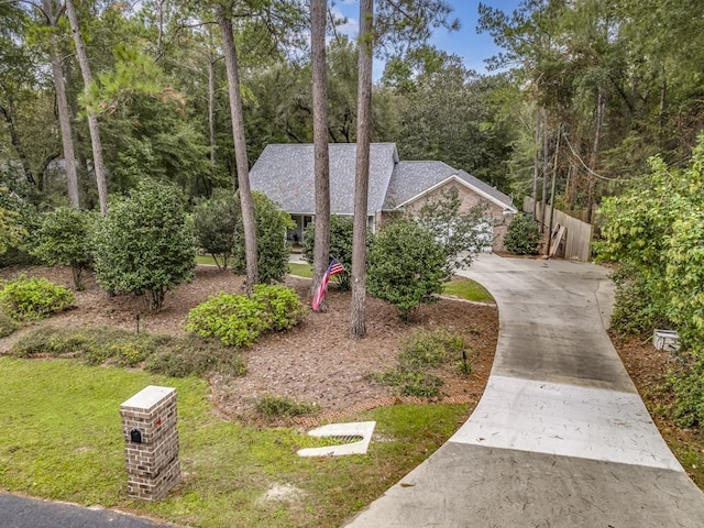 view of front of home