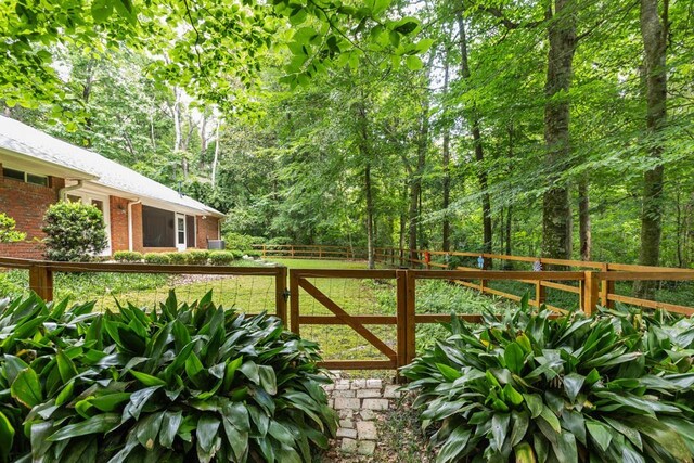 3540 Trillium Ct, Tallahassee, FL 32312 - gate with a view of trees
