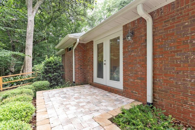 3540 Trillium Ct, Tallahassee, FL 32312 - view of patio / terrace featuring french doors