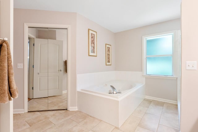 3540 Trillium Ct, Tallahassee, FL 32312 - full bathroom featuring a bath and tile patterned floors