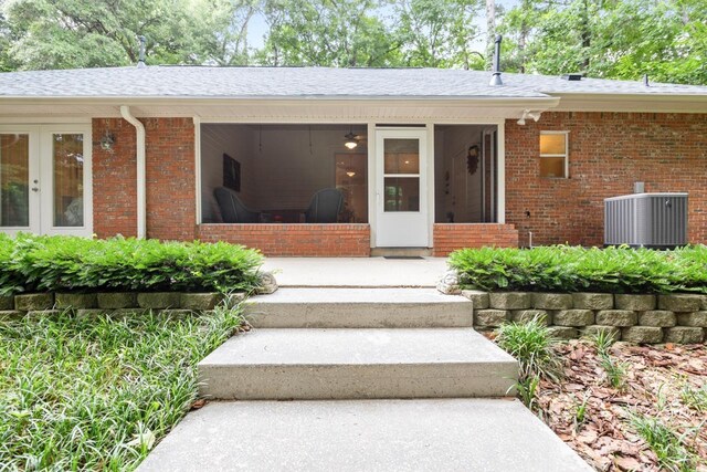 3540 Trillium Ct, Tallahassee, FL 32312 - property entrance with brick siding and roof with shingles