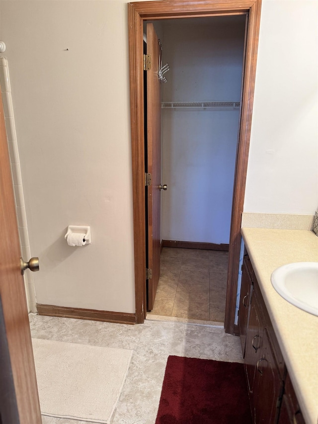 1108 Green Tree Ct Unit 1, Tallahassee, FL 32304 - full bath featuring vanity and baseboards