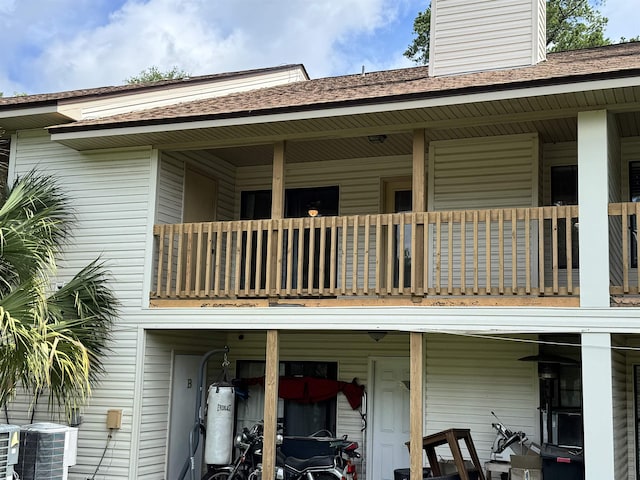 1108 Green Tree Ct Unit 1, Tallahassee, FL 32304 - back of property with a balcony