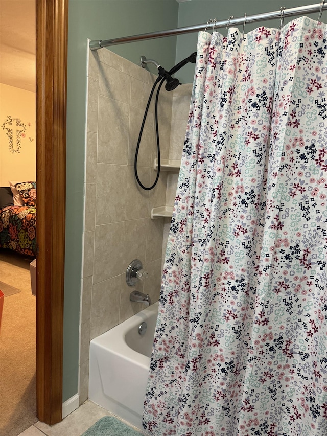 1838 Fernando Ln, Tallahassee, FL 32303 - full bath featuring shower / bath combination with curtain