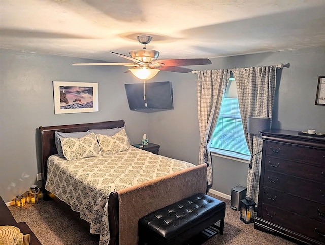 3137 Huttersfield Cir, Tallahassee, FL 32303 - carpeted bedroom featuring baseboards and a ceiling fan