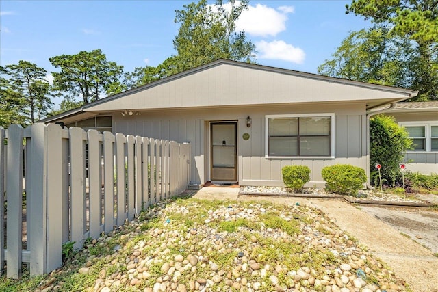 view of ranch-style home