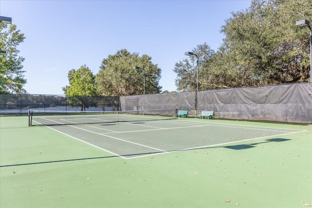 view of sport court