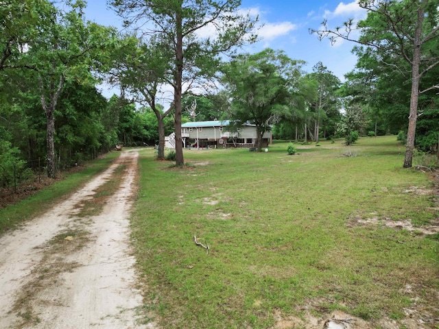 exterior space featuring driveway