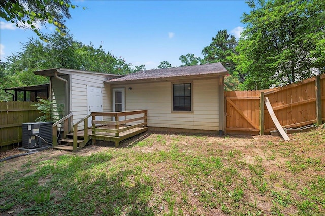 1515 Merry Oaks Ct, Tallahassee, FL 32303 - rear view of property with a deck