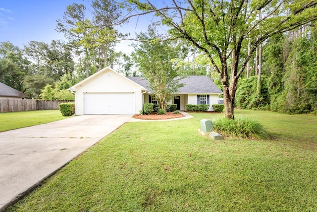8325 Yellow Ln, Tallahassee, FL 32311 - view of front of property with a garage and driveway