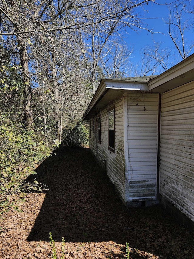 view of property exterior