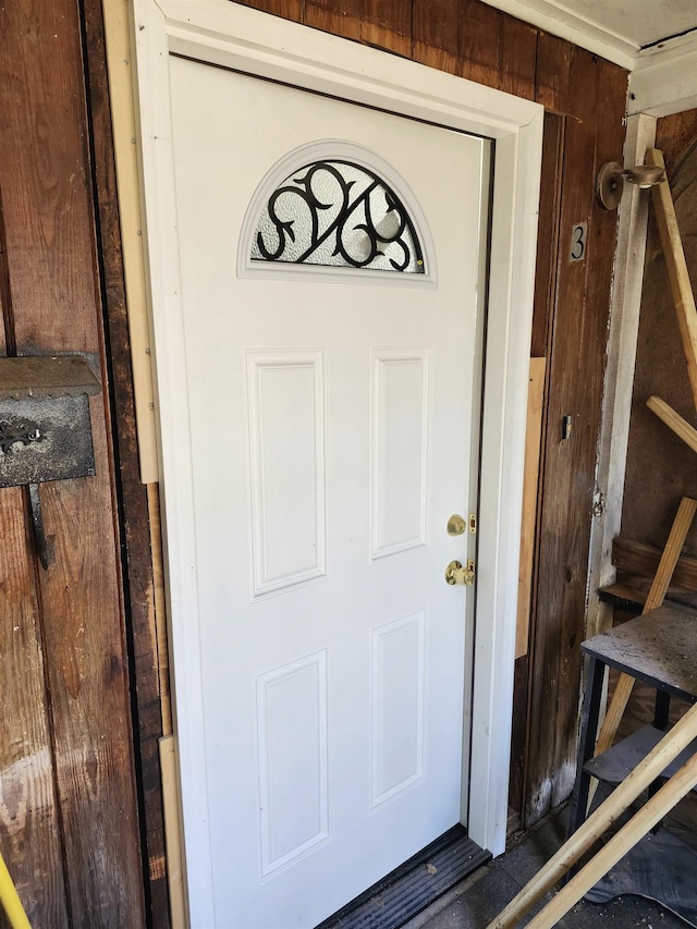 view of exterior entry