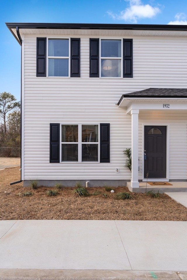 view of front of home