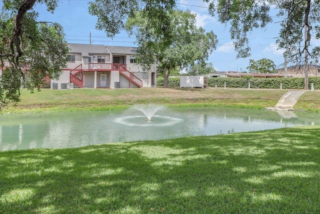 1317 Airport Dr Unit F12, Tallahassee, FL 32304 - water view with stairs