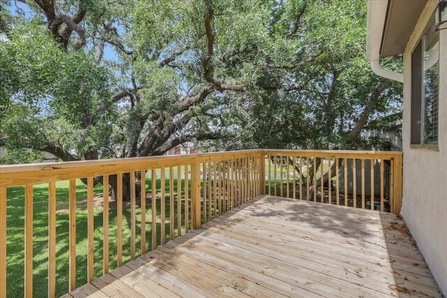 1317 Airport Dr Unit F12, Tallahassee, FL 32304 - wooden deck featuring a yard