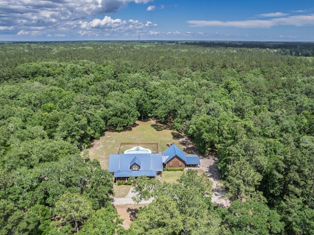883 Hunters Trce, Crawfordville, FL 32327 - view of subject property featuring a heavily wooded area