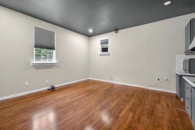 650 Mossy Oak Trl, Tallahassee, FL 32317 - unfurnished room featuring dark wood-type flooring and recessed lighting
