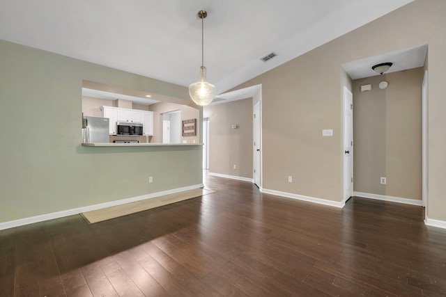 7326 Hollis St, Tallahassee, FL 32312 - unfurnished living room featuring dark wood-style floors