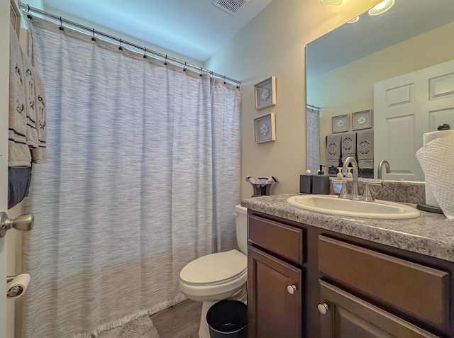 4641 Rivers Landing Way, Tallahassee, FL 32303 - bathroom featuring vanity and a shower with curtain