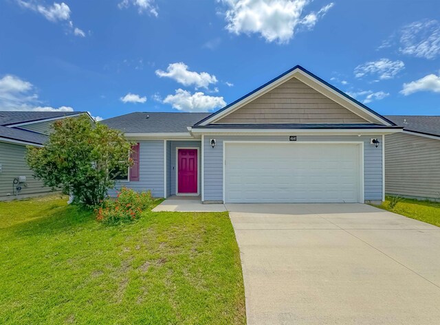 4641 Rivers Landing Way, Tallahassee, FL 32303 - single story home featuring driveway, a front lawn, and an attached garage