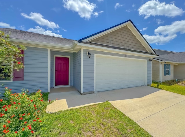 4641 Rivers Landing Way, Tallahassee, FL 32303 - ranch-style house featuring a garage and concrete driveway