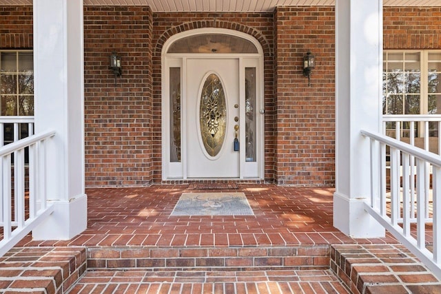 view of entrance to property