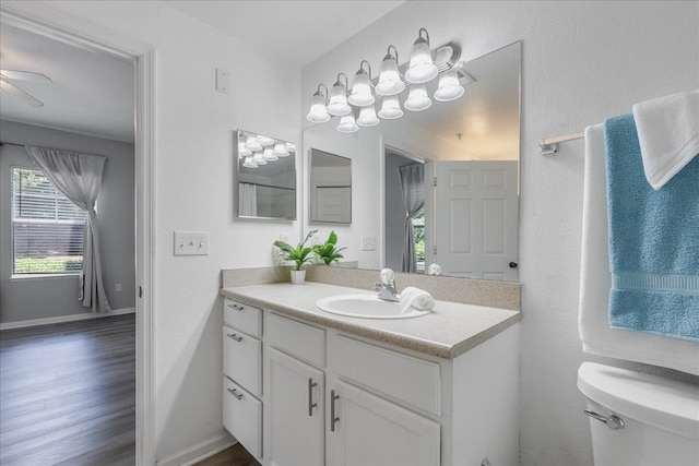 2801 Chancellorsville Dr Unit 1217, Tallahassee, FL 32312 - bathroom featuring vanity and wood finished floors