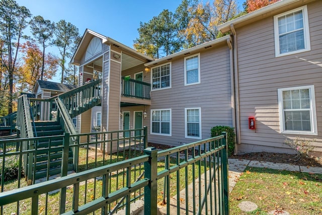 view of rear view of house