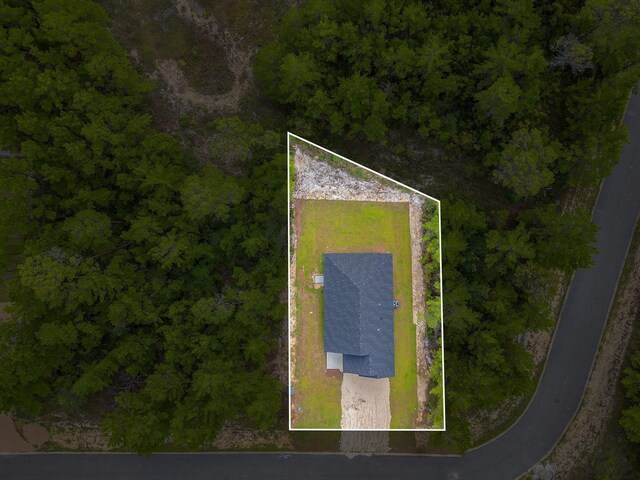 1695 Landing St, Carrabelle, FL 32322 - aerial overview of property's location with property parcel outlined