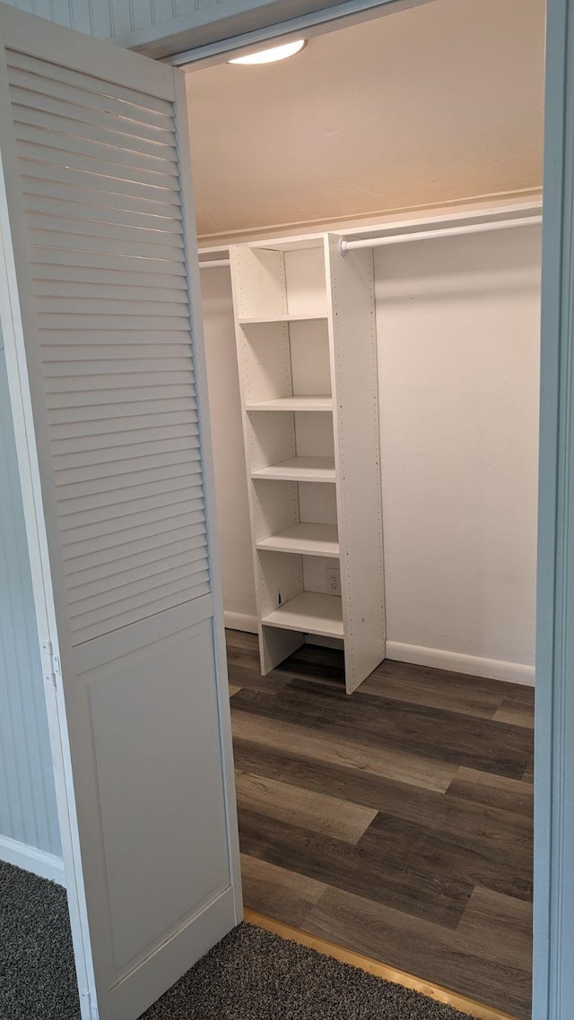 view of closet